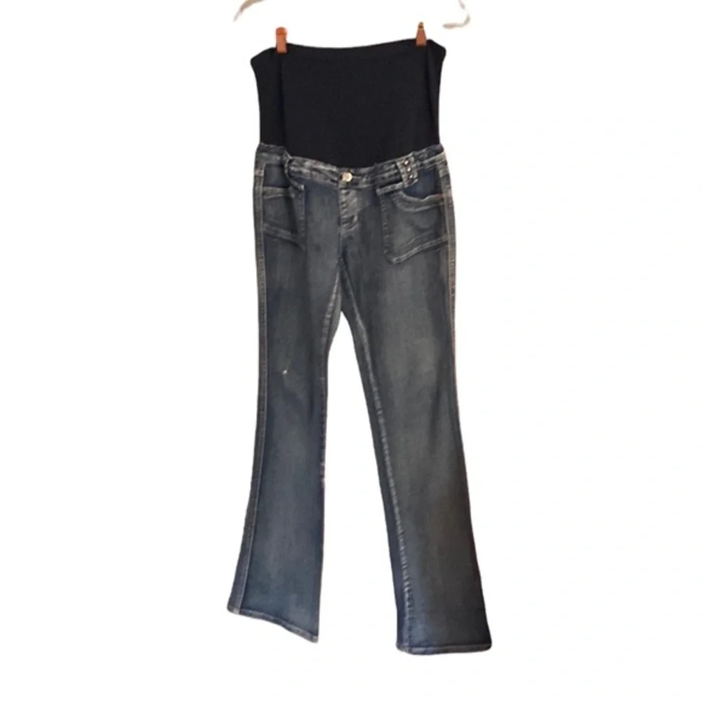 💜💜 Ladies Maternity Jeans Slightly Flared by New Recruit Maternity Size S